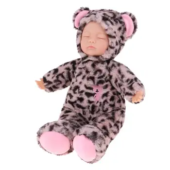 Miega Nuraminti Naujagimio Iškamša Žaislai - Pliušinis Kūdikiui Leopard Lėlės