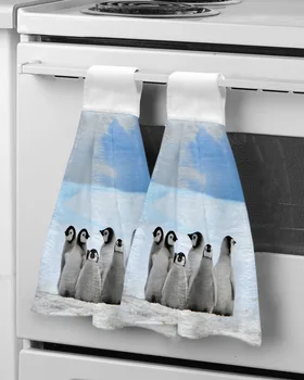 Mielas Pingvinas Mikropluošto Rankšluosčiai Absorbentas Rankšluosčiai Nosinė, Virtuvės Indai, Valymo Rankšluostį