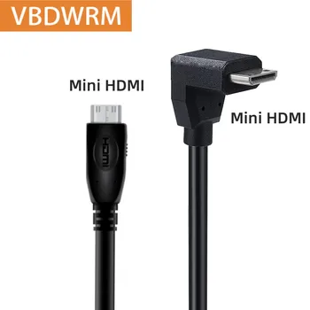 Mini HDMI Kabelį, Itin Trumpas Dvigubai Vadovauja Mini HDMI Laidą 15CM 4Kx2K@60HZ Video Konverteris, Laidas, Nešiojamas TELEVIZORIUS