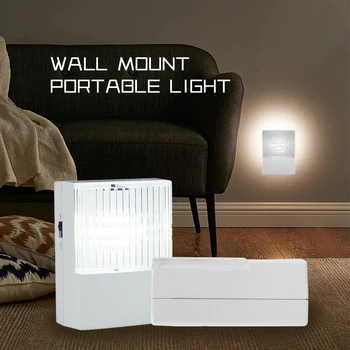 Mini LED Avarinis Apšvietimas Lauko Nešiojamų Kempingas Žibintai Multifuctional Namų Įkrovimo Sieniniai Šviestuvai Naktį Naudoti