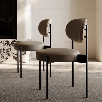 Modernus Nordic Kėdė Kambarį Nežiūriu Tingus Odos Dizaineris Prabanga Kambarį Kėdės, Biuro Silla Comedor Kambario Baldai MQ50KT