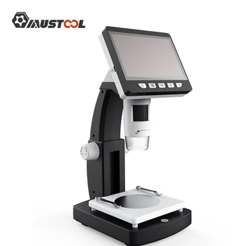 MUSTOOL G710 Skaitmeninis Mikroskopas 1000X 4.3 colių HD 1080P Nešiojamų Desktop LCD LED Mikroskopas, 2048x1536 Rezoliucija Objekto Aukštis