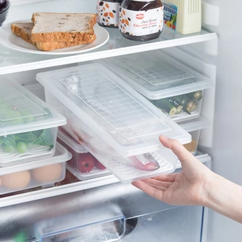 Namų Virtuvėje Šaldytuvas Maisto, Vaisių, Uogų Konservavimo Crisper Box Uždaromos