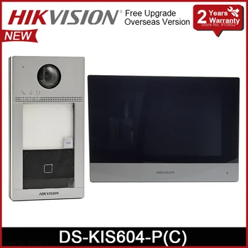 Naujas Hikvision DS-KIS604-P(C) IP Vaizdo Domofonas Rinkinys DS-KV8113-WME1(C) DS-KH6320-WTE1 Doorbell WIFI Patalpų Stebėti Mobiliojo Kontrolės