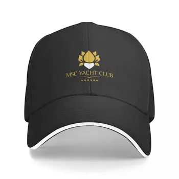 Naujas MSC Yacht Club Logotipu Dizainas Beisbolo kepuraitę Karinis Taktinis Kepurės Golfo Skrybėlę Vyras paplūdimio skrybėlę Skrybėlę Ponios, vyriški