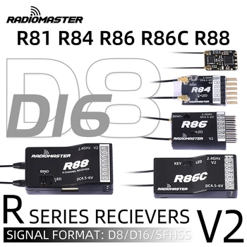 Naujas Radiomaster R84 R86 R86C R88 V2.0 SFHSS Suderinama PWM Imtuvas