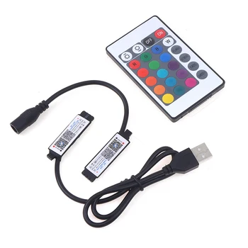 Naujoviškas Mini Bluetooth Valdytojas LED Šviesos Juostelės Metu Įjungti Keli Muzikos Režimą RGB Smart APP Kontrolės 1PC