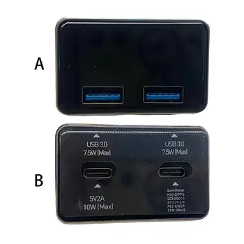 Nešiojamas USB Docking Station Priedai Extender Professional Plug Greitai Harge Įkroviklis USB Extender Teala/Y Auto