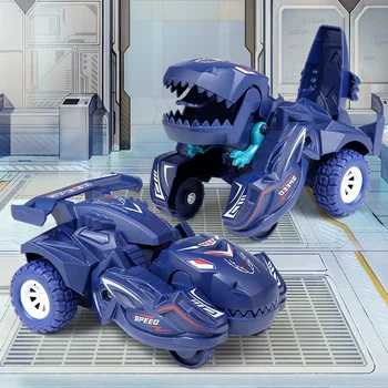Nuostabi Keičia Dinozaurai Automobilio Deformacijos Žaislas - Inercinė Stumdomas Dino Automobilių Automatinė Transformuoti - Neįtikėtinas Berniukai Dovanų Idėjos