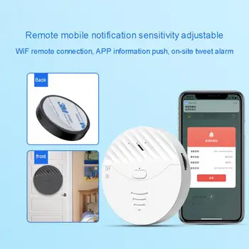 Nuotolinio Stebėjimo Wifi Multi-funkcija tarpvalstybinių Tuya Smart App Stilingas Dizainas Smart App Vagysčių Prevencijos Paprasta Sąranka