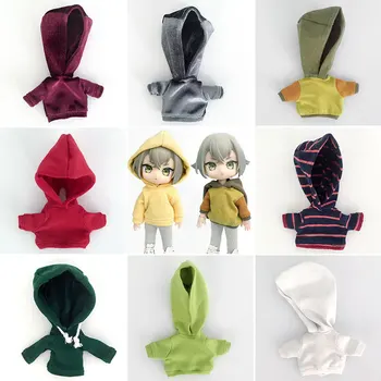 ob11 kūdikių drabužiai bjd TGS paprasto kūno lėlės drabužiai PD9 gobtuvu ilgomis rankovėmis hoodie lėlės drabužiai lėlės priedai