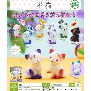 Originalus Kitan Klubas Gashapon Katė Qversion Mini Gyvūnų Anime Paveikslas Modelis, Žaislai, Dovanos Lėlės Animacinį Personažą Surinkimo Ornamentu