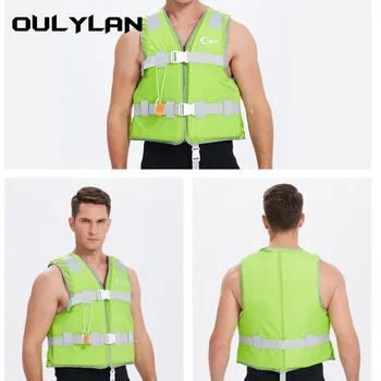 Oulylan Sporto gelbėjimosi Liemenė Saugūs, Reguliuojami, Nutolimas Saugos Liemenė Lengvas Vandens Dirželiai su Atšvaitais Juostele Plaukimo