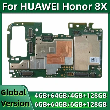 Pagrindinės plokštės PCB Modulis HUAWEI Honor 8X, JSN-L21, Originalus Mainboard su Kirin 710 Procesorius, 64 GB, 128 GB ROM