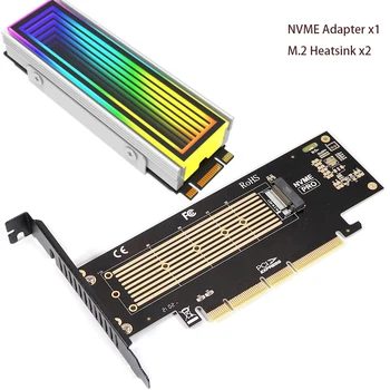 PCIE M 2 Adapteris NVMe SSD M2 PCIE X4 Pjesė 