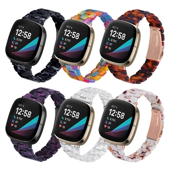 Plonas Dervos diržu, Fitbit versa 3 Smart watch Band Spalvinga Moterys Vyrai apyrankę correa už Fitbit prasme priedai