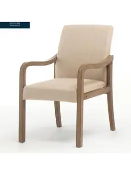 Pristatymas Medžio Masyvo Valgomojo Kėdė Šiaurės Medinės Kėdės Atlošas Minkšti Paketo Tyrimas Kėdės Valgomojo Stalas, Kėdės Porankiai Paprasta