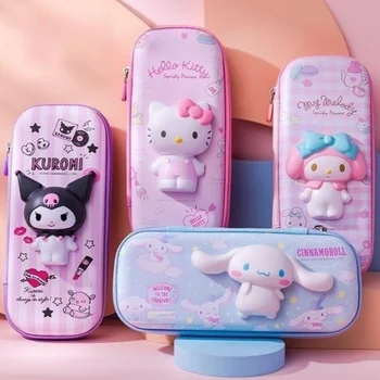 Sanrio Išskleidimo Pen Kuromi Hello Kitty Daugiafunkcinis Studentų Raštinės Reikmenys Lauke Vaikai Pieštuku Atveju, Mokyklinės Prekės