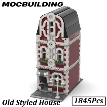 Senojo Stiliaus Namas Modelis Modulinės Pastatai Miestas SS Plytų Statybos Žaislai, Edukaciniai Žaislai Vaikams Dovanos Vaikams