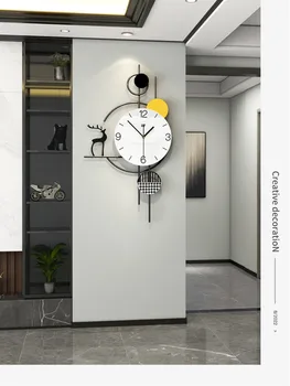 Sieniniai Laikrodžiai Už Kambarį Dekoro Morden Dizaino Elnias Namų Laikrodis Žiūrėti Dekoratyvinis Silent virtuvė