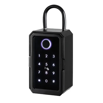 Smart Key Lock Lauke Wifi Fechadura Eletronica Vandeniui Wall Mount Pirštų Atspaudų Durų Užraktas Saugumo Seifą Banke