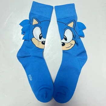 Sonic Anime Kojinės Animacinių filmų Megztos Medvilnės Kojinės vyriškos Kojinės Amy Rose Šešėlių Medvilnės Mados Tendencija Kojinės Juokingas kojines su ragais