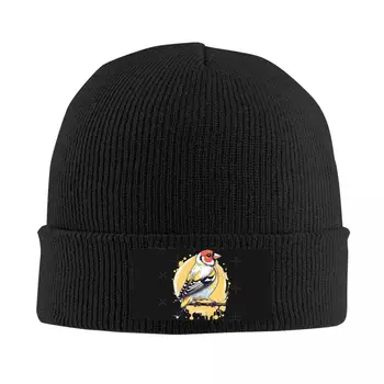 Spalvinga Goldfinch Megzti Skrybėlę 100% Akrilo Elastinga Kalėdų Dovana