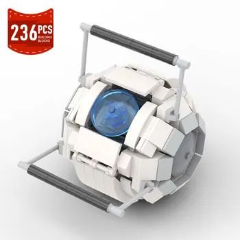 SS Portaled 2 GLaDOS Wheatley Blokai Klasikinis Filmas Teleporting Akių Robotų Fotoaparato Modelis Plytų Žaislas Vaikams