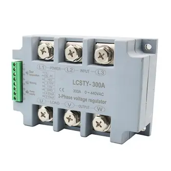 STY Trijų fazių 380V SCR galios valdiklis 300A scr maitinimo įtampos reguliatorius, 4-20mA, 2-10V, 1-5V
