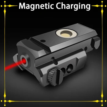 Taktinis Red Dot Lazerio Akyse Magnetinio Įkrovimo Reguliuojamas Lazerio Žvilgsnio Šautuvas, Pistoletas Glock Airsoft Pistoletas Ginklas, kurių Tikslas Šaudymo