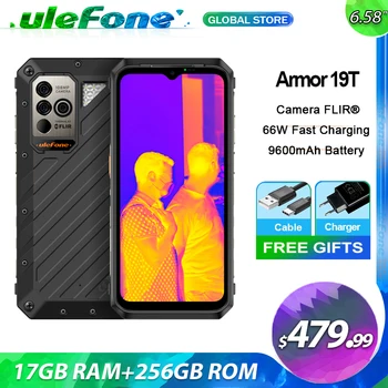 Ulefone Power Armor 19T Terminio Vaizdo Kamera FLIR® Patikima Telefono 17 GB RAM+256 GB ROM Gel G99 Išmanųjį telefoną 66W Mobilusis Telefonas