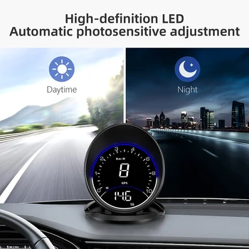 Universalus HUD Automobilių GPS, Multi-Funkcija Spidometras Smart 