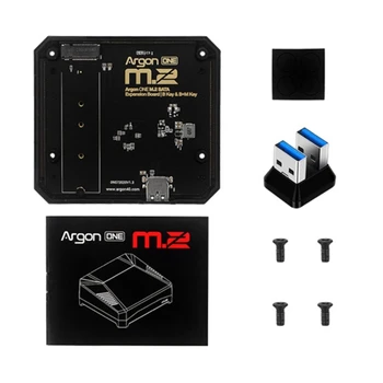Už Argono Vienas V2 Atvejais RaspberryPi 4 ModelB Metalo Neprivaloma M. 2 NVMe SSD Plėtros Valdybos Argono VIENAS V2 Atvejais 896C