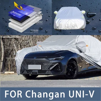 Už Changan UNI-V Lauko Apsaugos Pilnas Automobilių Apima Sniego danga skėtį nuo saulės atspari Vandeniui apsauga nuo dulkių Šildomi Automobilių reikmenys