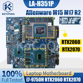 Už Dell Alienware M15 M17 R2 Sąsiuvinis Mainboard LA-H351P 009PM5 0PY87P I7-9750H RTX2060 RTX2070 Nešiojamas Plokštė