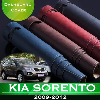 Už KIA Sorento 2009-2012 XM Pre-Facelift Anti-Slip Automobilio prietaisų Skydelyje Išvengti Šviesos Padas Priemonė Platforma Stalas Padengti Brūkšnys Kilimėlis