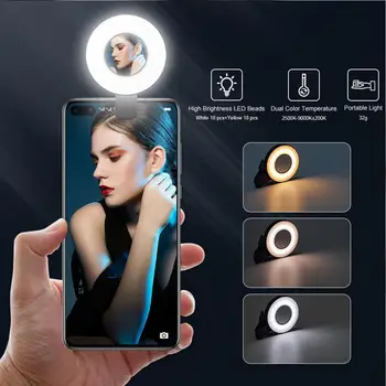 Už MagSafe Magnetiniai Mini Selfie Šviesos Įrašą LED Cube Turas Užpildyti Lempos Makiažo Vlog 