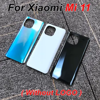 Už Xiaomi Mi 11 Baterijos Dangtelis Galinio Stiklo danga Skydelis Galinis Būsto Pakeitimas klijuojamas Lipdukas, Skirtas Mi11 5G M2011K2C M2011K2G