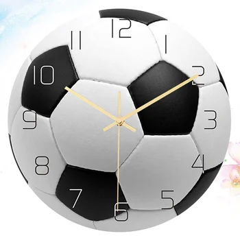 Vaikai Kambario Dekoro Futbolo Sieninis Laikrodis Išjungti Kabo Laikrodis Sporto Sienos Dekoracija Namuose Office Kavinė Darželio Kambarys ( be