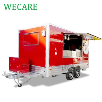 WECARE Koncesijos Stendas Ledų Maisto Priekaba Mobilus Kavos Sunkvežimių Pritaikyti Maisto Sunkvežimio Priekaba, Pilnai Įrengtas Restoranas