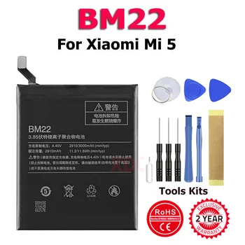 XDOU Aukštos Kokybės BM22 Už Xiaomi Mi5 M5 MI 5 mobiliojo Telefono Bateriją Dovanų Įrankiai+Lipdukai