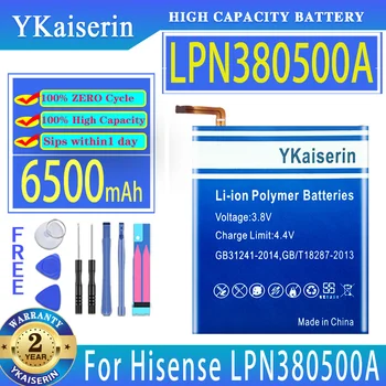 YKaiserin 6500mAh Bateriją Už Hisense LPN380500A Mobiliojo Telefono Baterijas