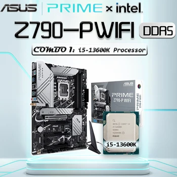 Z790-P WIFI DDR5 Plokštė + Lizdas LGA1700 Intel Core i5-13600K Procesorius PC 