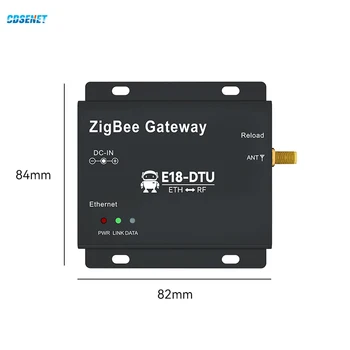Zigbee Sąsajos Bevielio Perdavimo CDSENT E18-DTU(Z27-ETH) 27dBm Savarankiškai Tinklų TCP/UDP/HTTP/MQTT Režimas Ethernet Sąsajos