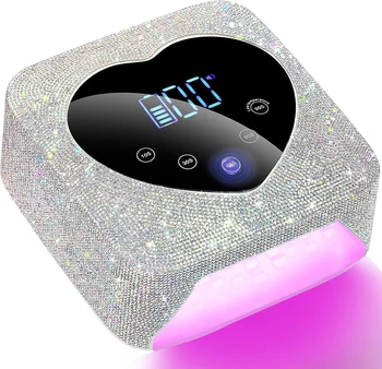 Įkrovimo UV LED Nagų Lempa 72W Belaidžius UV Nails su LED Jutiklinis Ekranas Profesinės Kietinimo Lempa Gelio Nagai Džiovintuvas