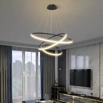 Šiuolaikinės valgomasis žiedas Sieniniai šviestuvai, patalpų apšvietimas, Lubų lempa kabo šviesos diodų (led) Šviestuvais už kambarį patalpų lightin